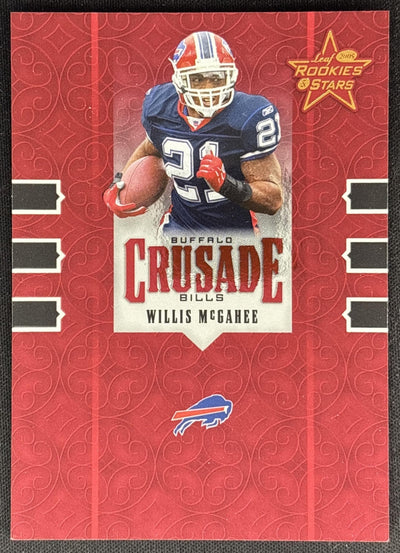 Willis McGahee 2005 Leaf Rookies & Stars Crusade Red /1250 Bills Football
