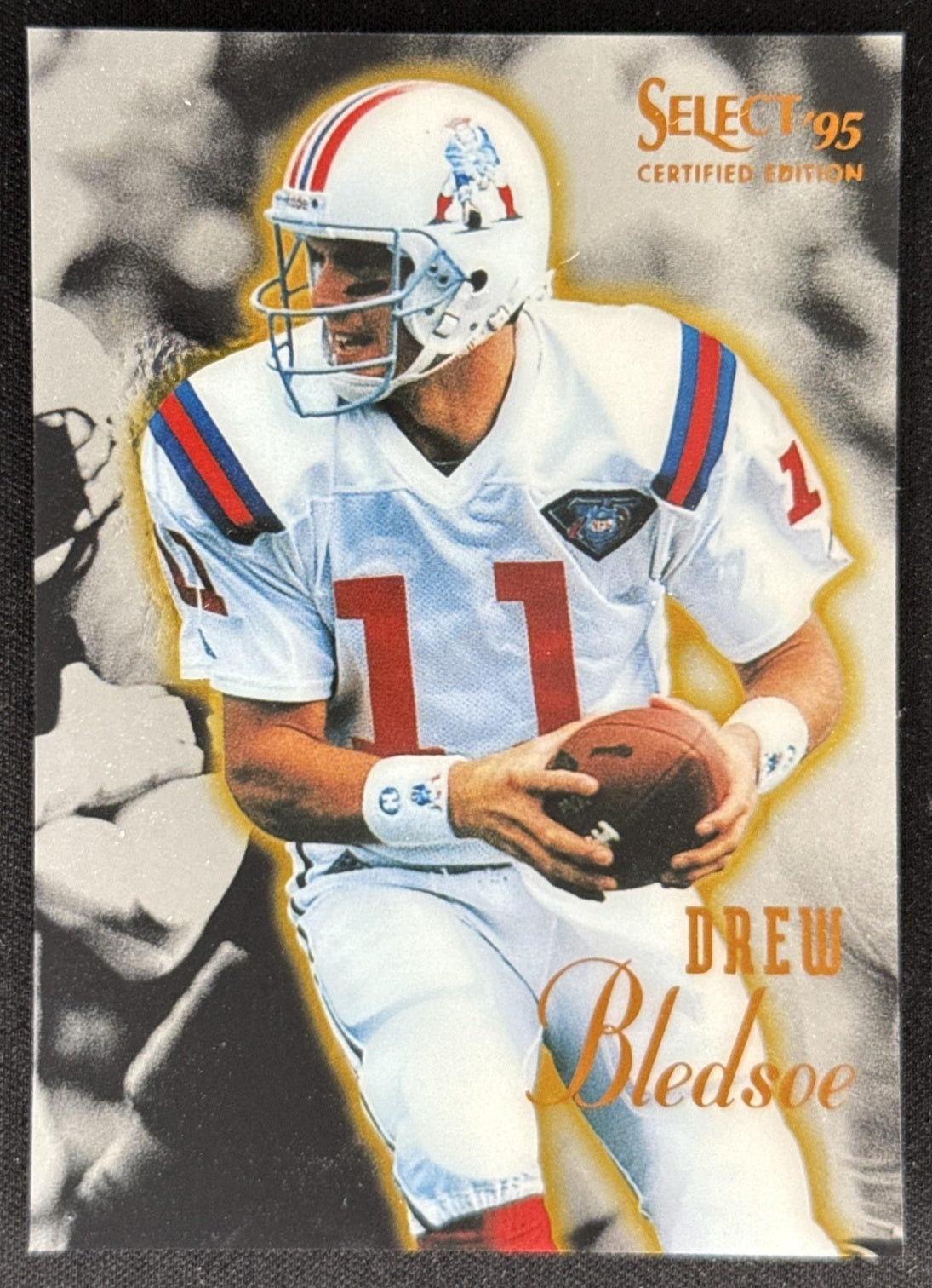 Drew Bledsoe 1995 Pinnacle Select Certified Patriots
