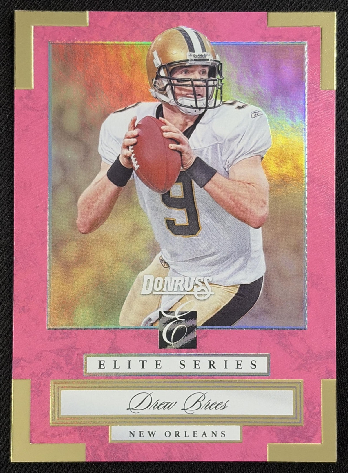 Drew Brees 2026 Panini Donruss Elite Series Pink Saints