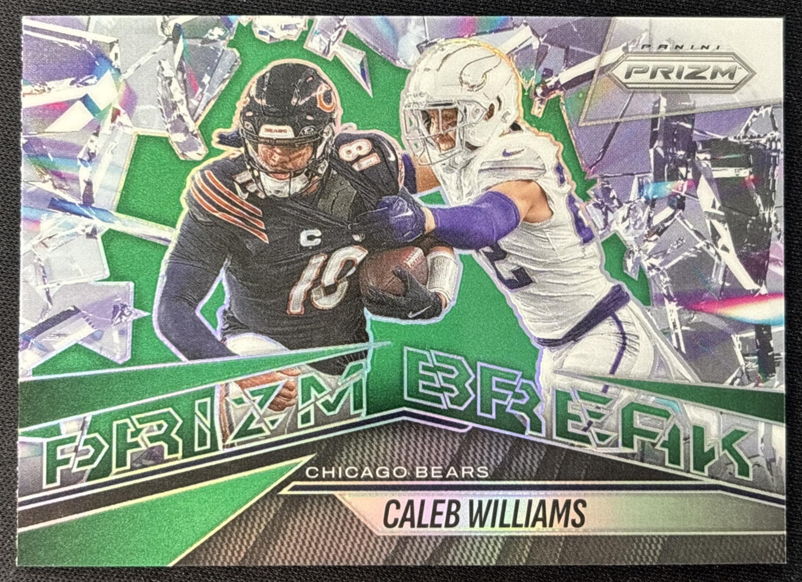 Caleb Williams 2025 Panini Prizm Break Green Bears