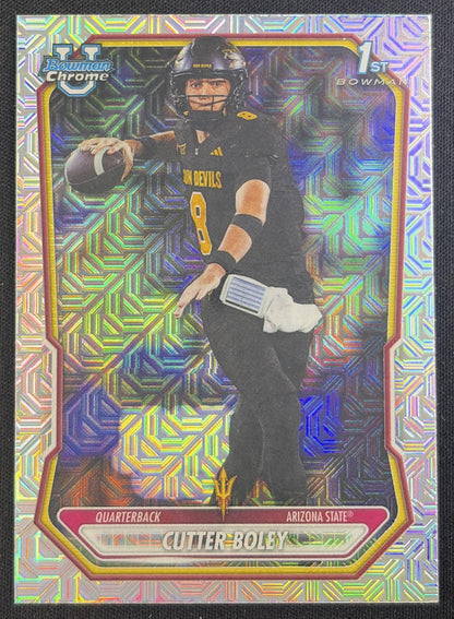 Cutter Boley 2026 Bowman Chrome Prospects Mojo Refractor Sun Devils