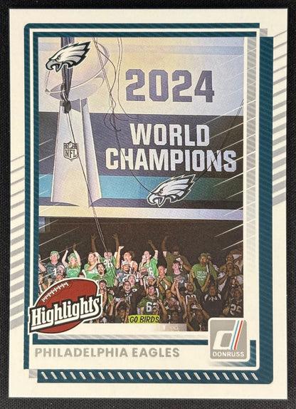 Champions 2025 Panini Donruss Rookies & Highlights Eagles Sports Trading Cards