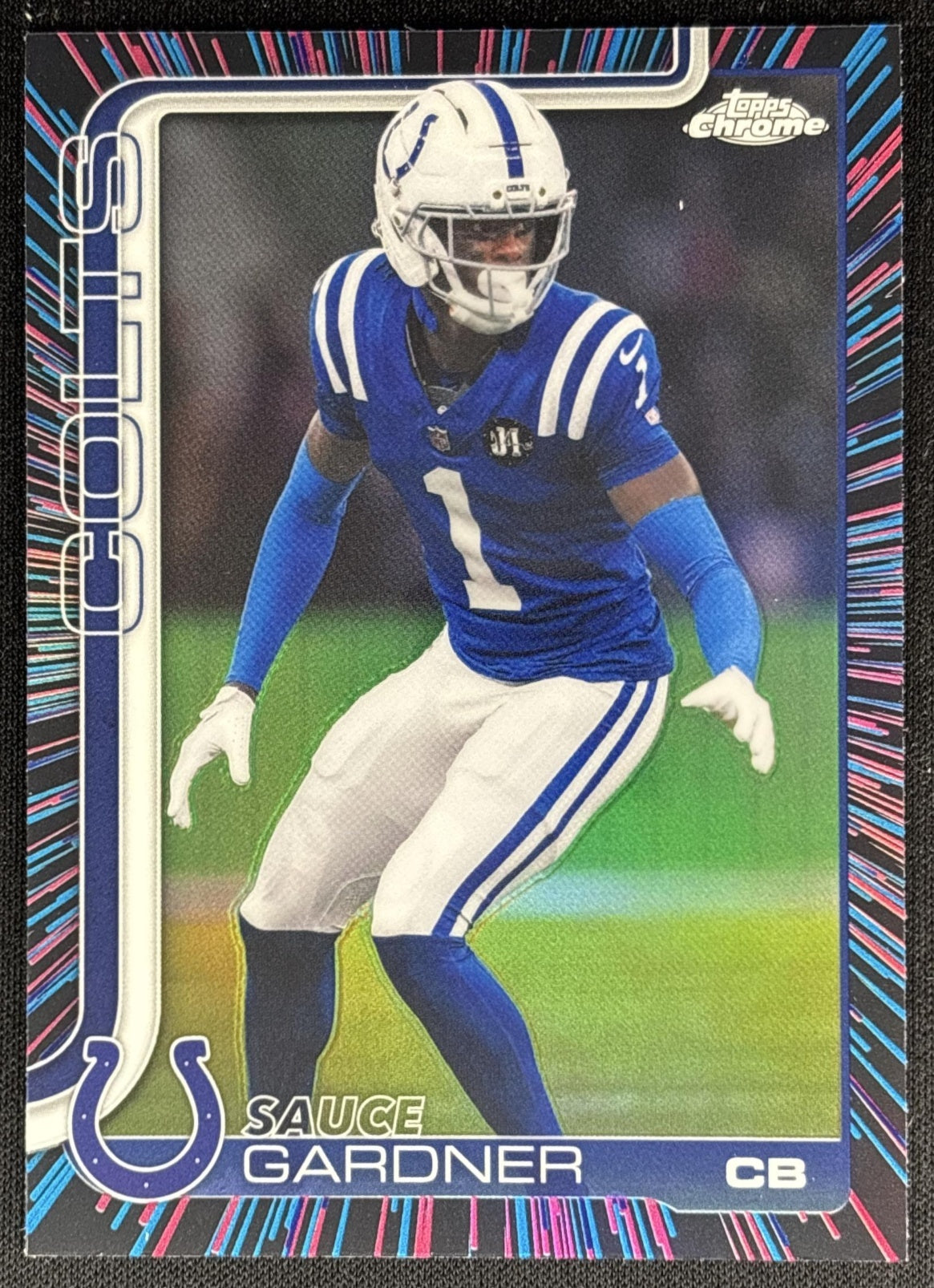 Sauce Gardner 2025 Topps Chrome Neon Pulse Refractor