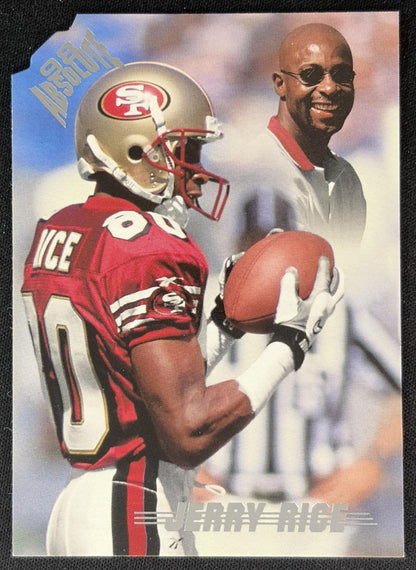 Jerry Rice 1998 Playoff Absolute Retail 49ers Sports Trading Cards