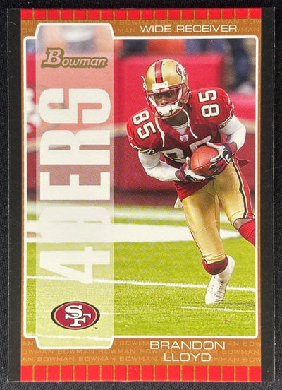Brandon Lloyd 2005 Bronze 49ers Football