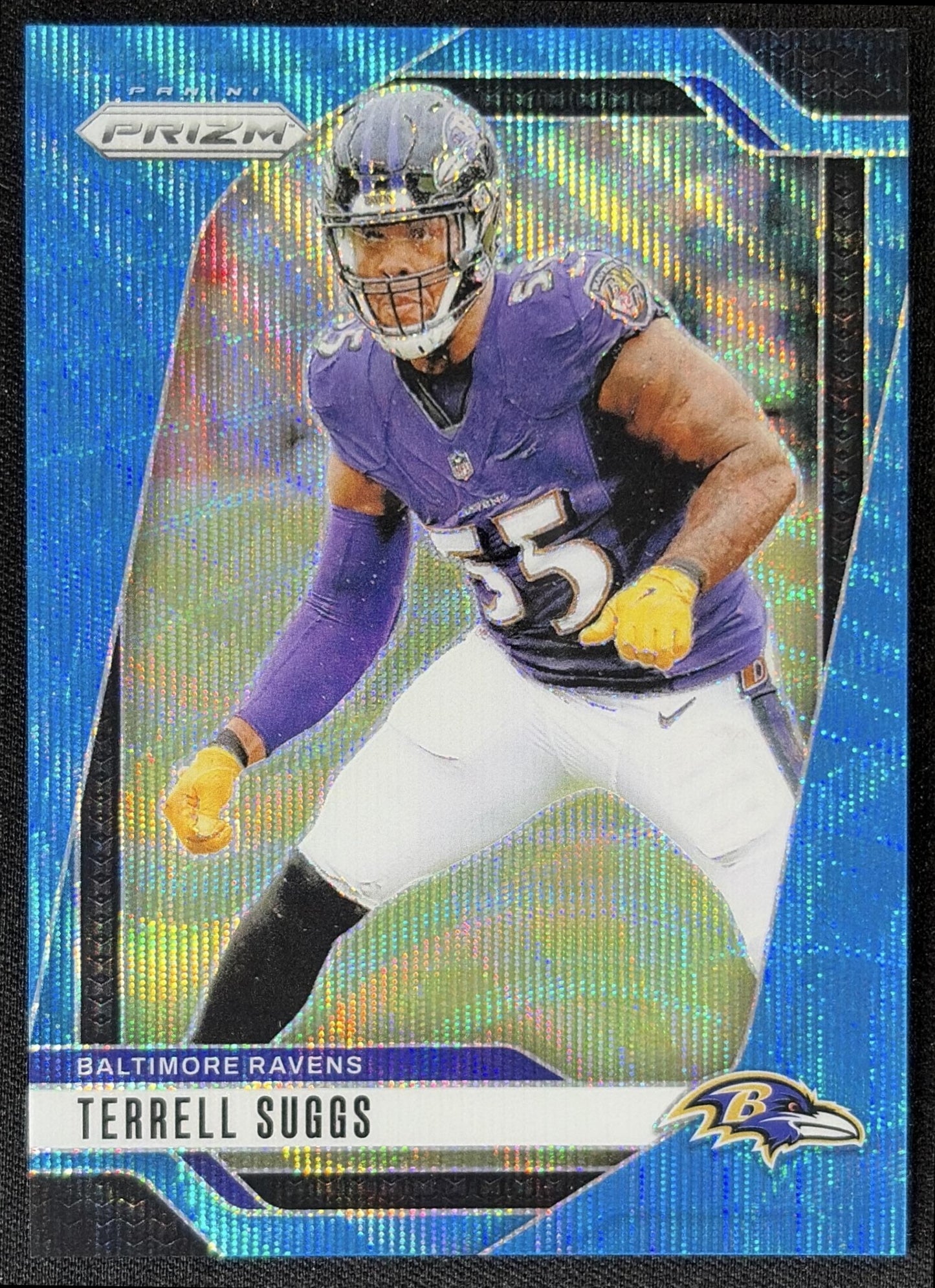 Terrell Suggs 2024 Panini Prizm Blue Wave /230 Ravens