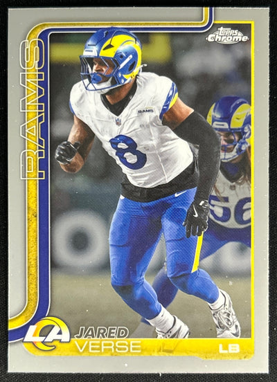 Jared Verse 2025 Topps Chrome Rams Browns Default Title Sports Trading Cards