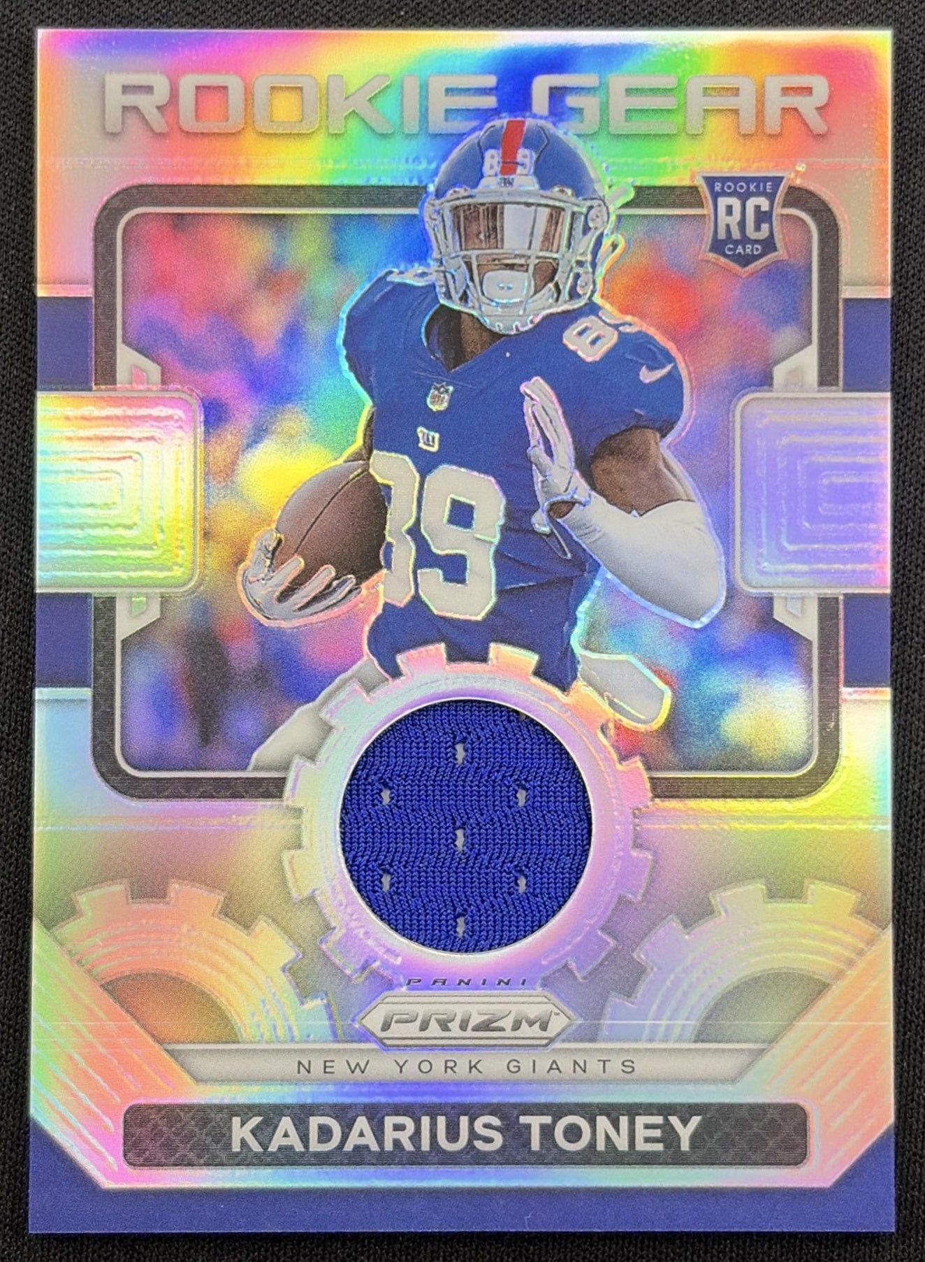 Kadarius Toney 2021 Panini Prizm Rookie Gear Giants