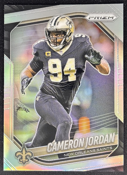 Cameron Jordan 2025 Panini Prizm Silver Saints