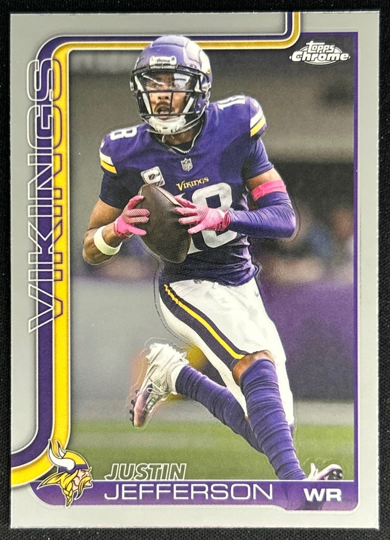Justin Jefferson 2025 Topps Chrome Vikings Sports Trading Cards