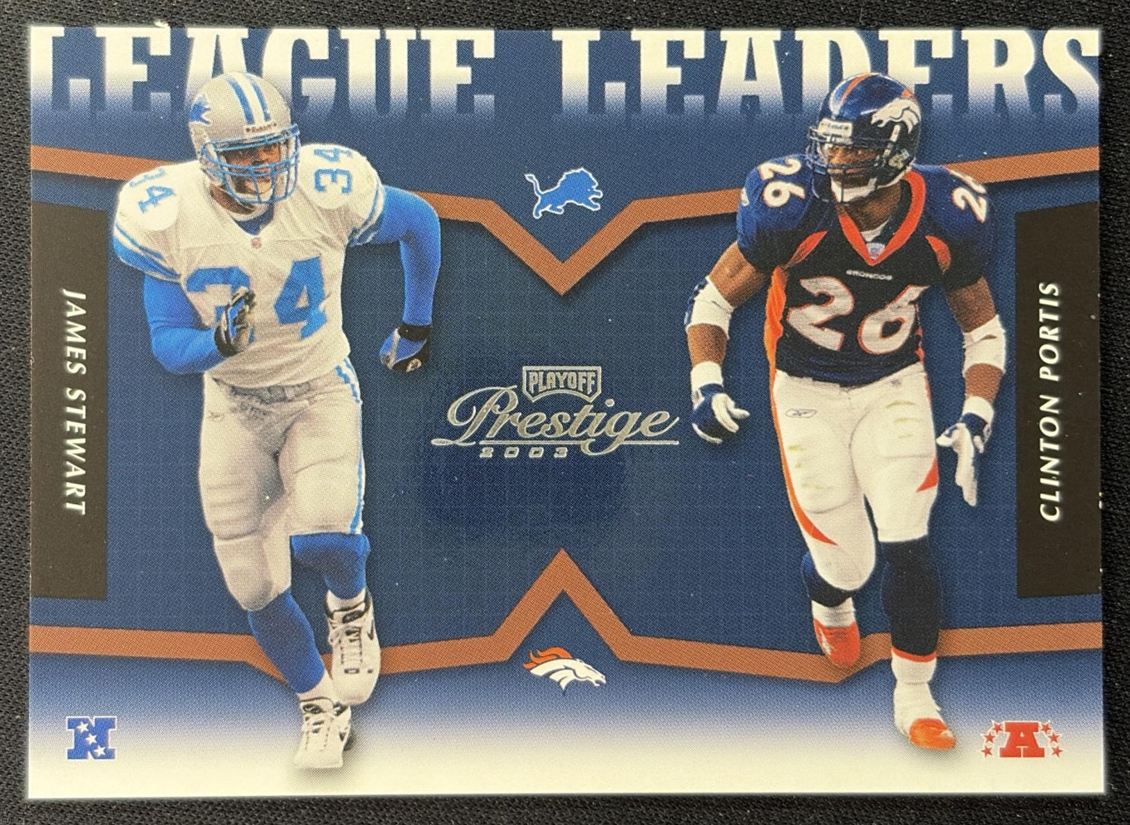 Eric Moulds Keyshawn Johnson 2003 Prestige League Leader Tandems /2002 Buccaneers Bills