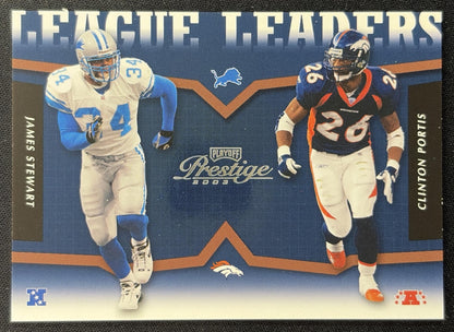 Eric Moulds Keyshawn Johnson 2003 Prestige League Leader Tandems /2002 Buccaneers Bills