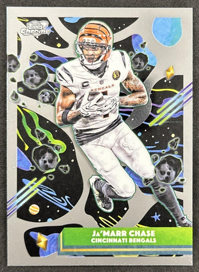 Ja'Marr Chase 2025 Topps Cosmic Chrome Bengals Sports Trading Cards