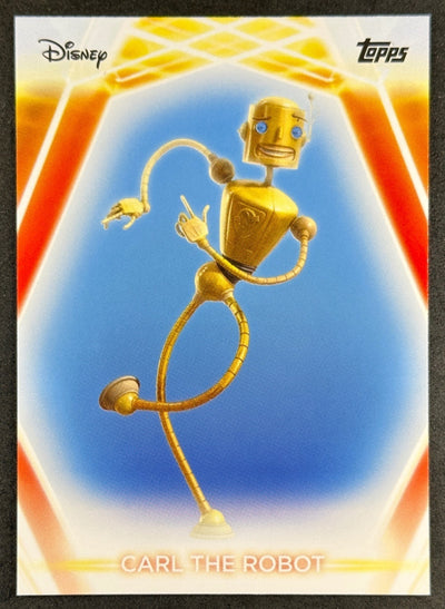 Carl the Robot 2026 Topps Disney Neon Entertainment Cards
