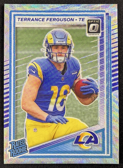 Terrance Ferguson 2025 Panini Donruss Optic Rated Rookie Wave Prizm /300 Rams