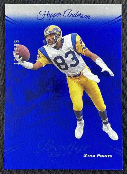 Flipper Anderson 2024 Panini Prestige Blue Xtra Points /599 Rams
