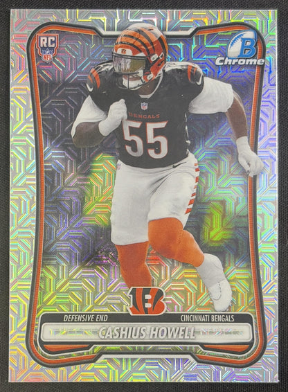 Cashius Howell 2026 Bowman Chrome NFL Mojo Refractor Bengals