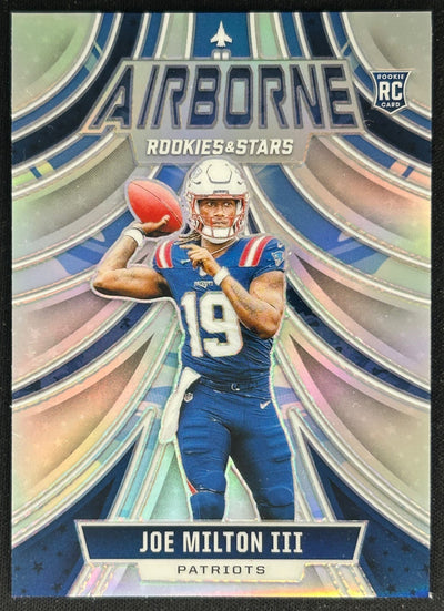 Joe Milton III 2024 Panini Rookies & Stars Airborne Silver Patriots Sports Trading Cards
