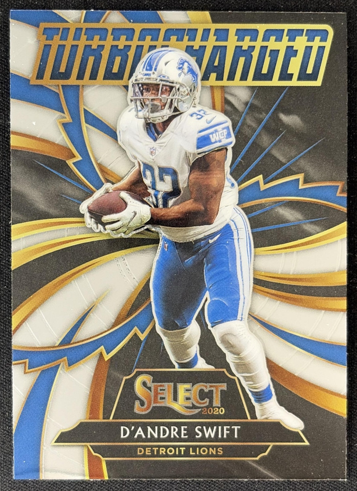 D'Andre Swift 2020 Panini Select Turbocharged Lions