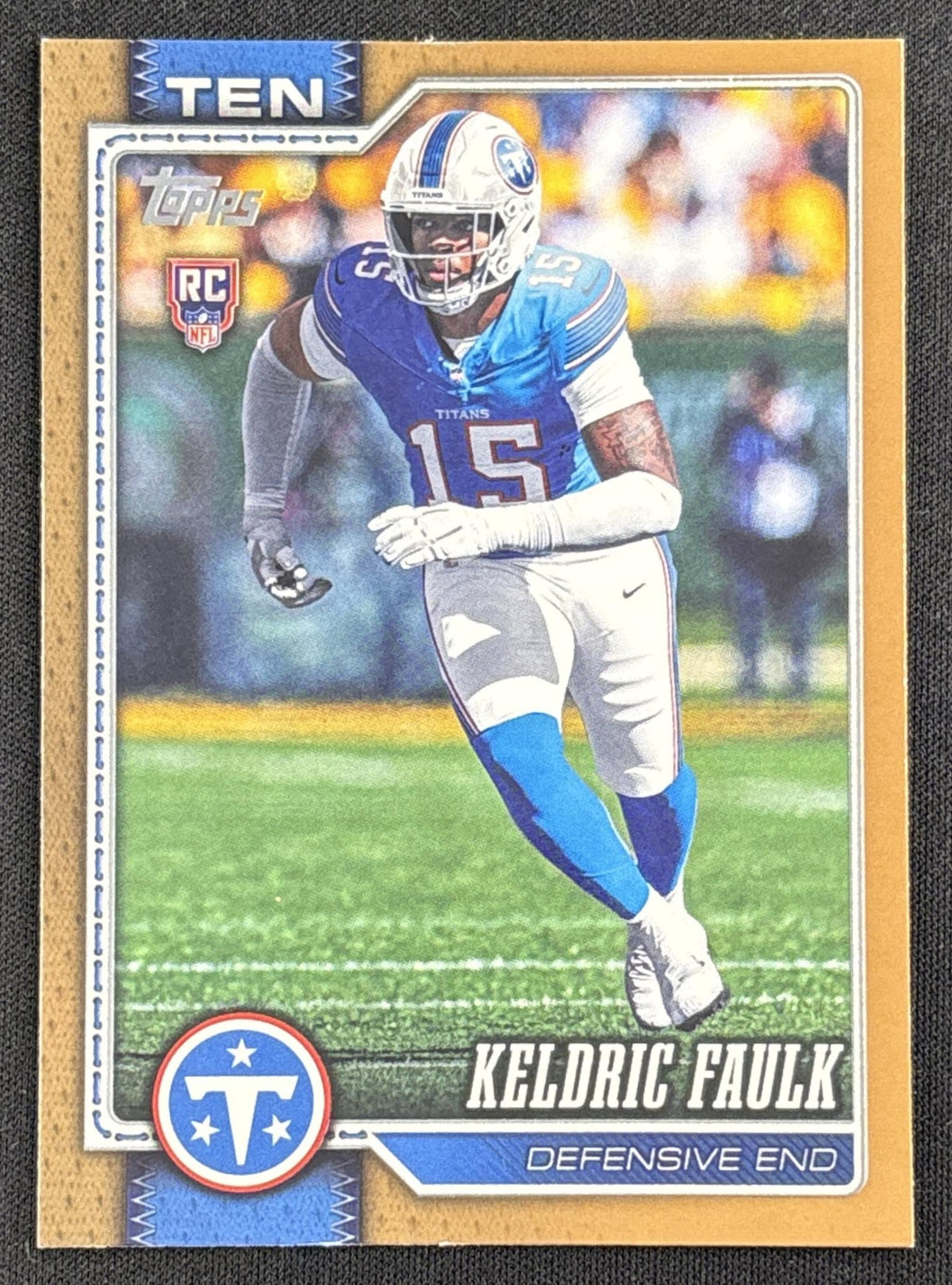 Keldric Faulk 2026 Topps Gold /2026 Titans