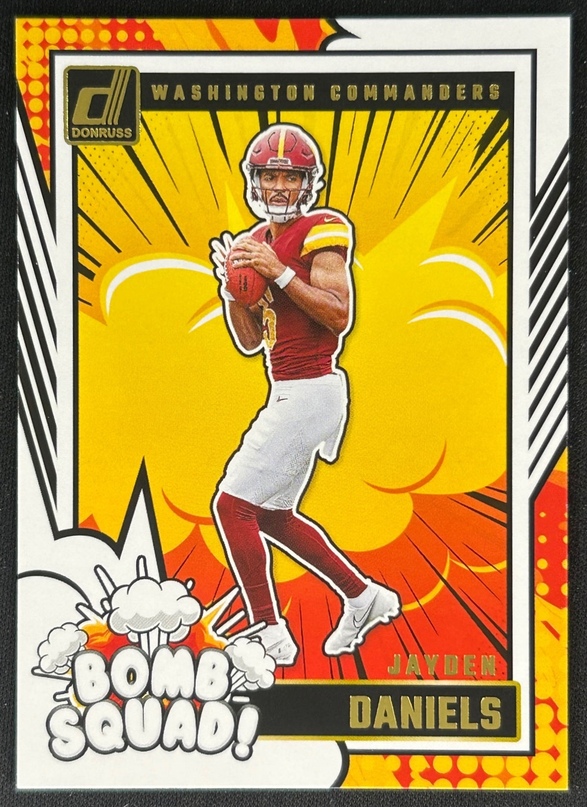 Jayden Daniels 2024 Donruss Bomb Squad Commanders - Front