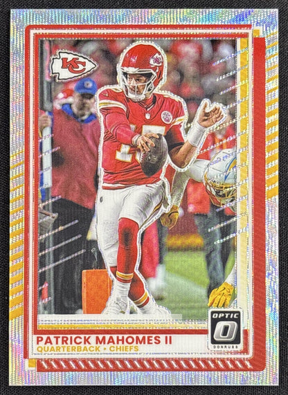Patrick Mahomes II 2025 Panini Donruss Optic Wave Prizm /300 Chiefs