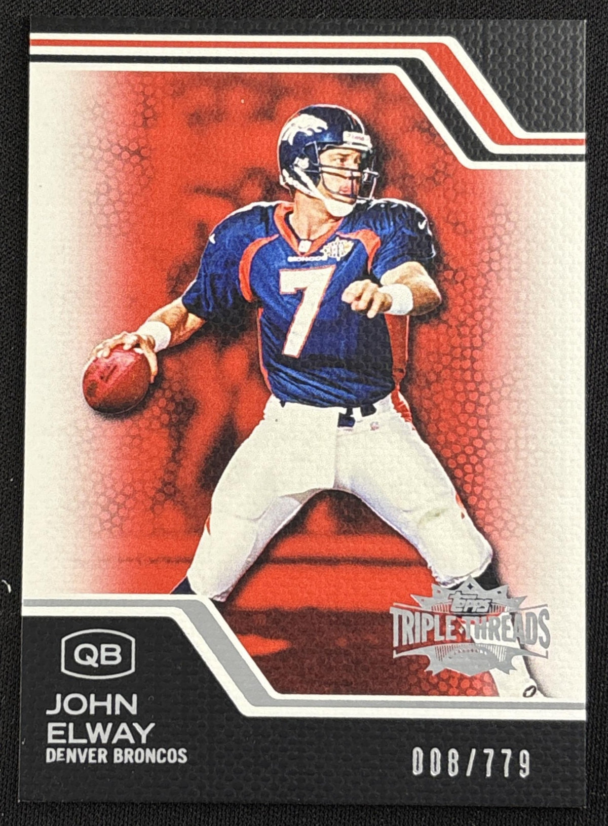 John Elway 2008 Topps Triple Threads /779 Broncos - Front