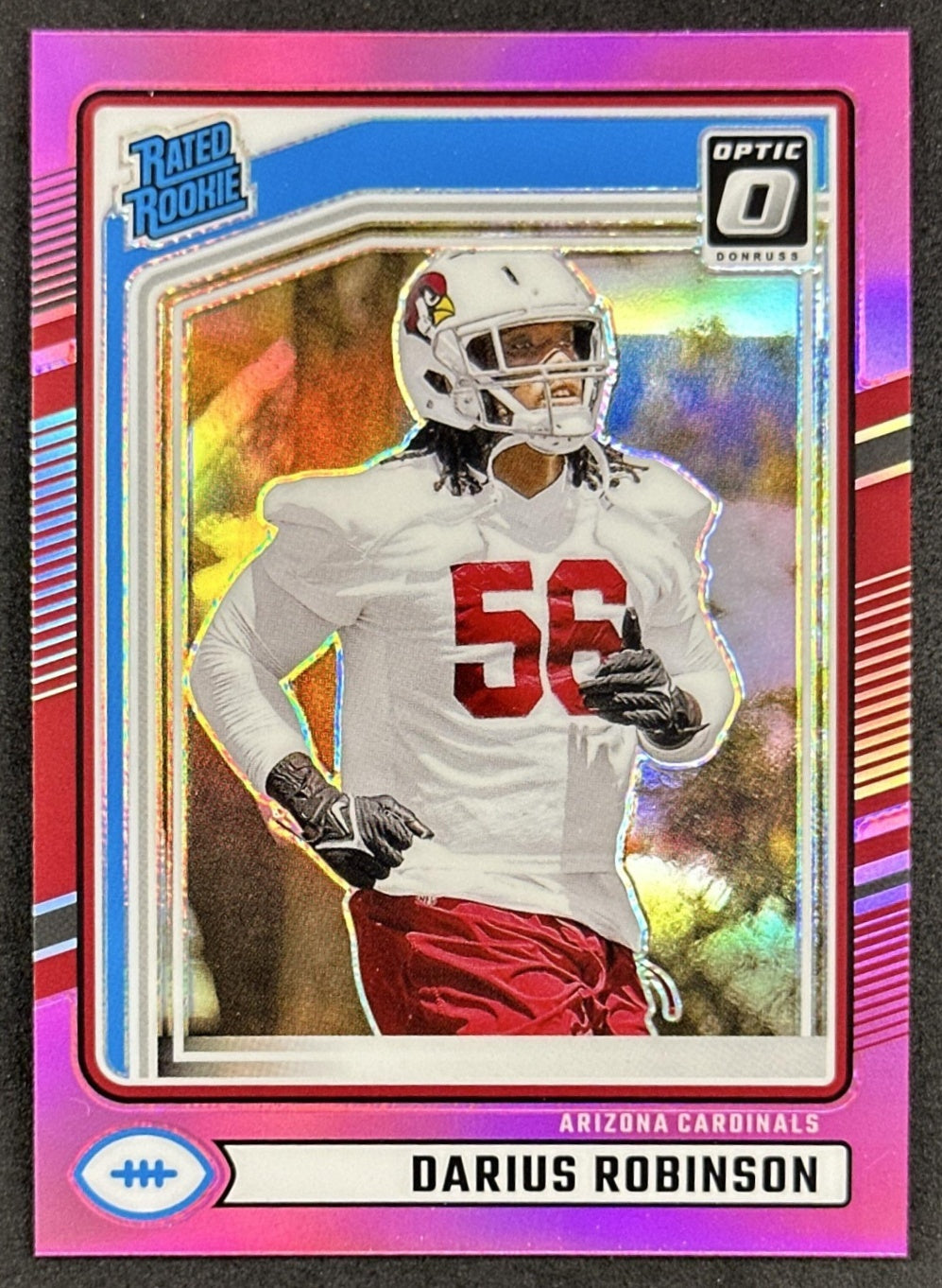 Darius Robinson 2024 Panini Donruss Optic Rated Rookie Preview Pink Cardinals Sports Trading Cards