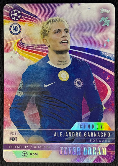 Alejandro Garnacho 2025 Match Attax Madness UEFA Champions League Fever Dream Chelsea Default Title Sports Trading Cards