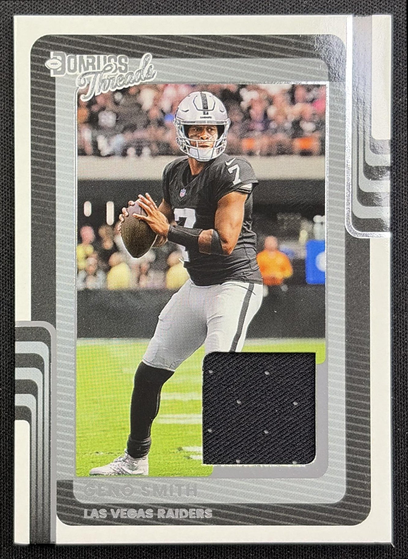Geno Smith 2025 Panini Donruss Threads Raiders