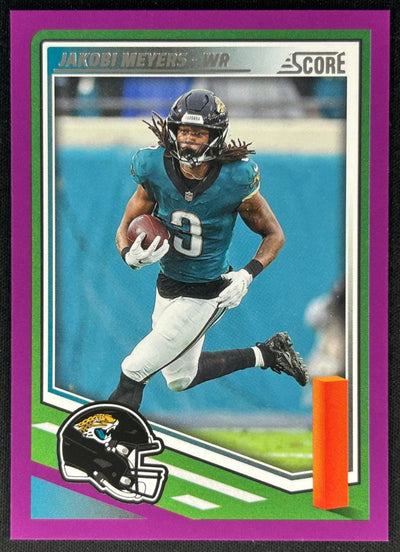 Jakobi Meyers 2025 Score Purple Jaguars Sports Trading Card