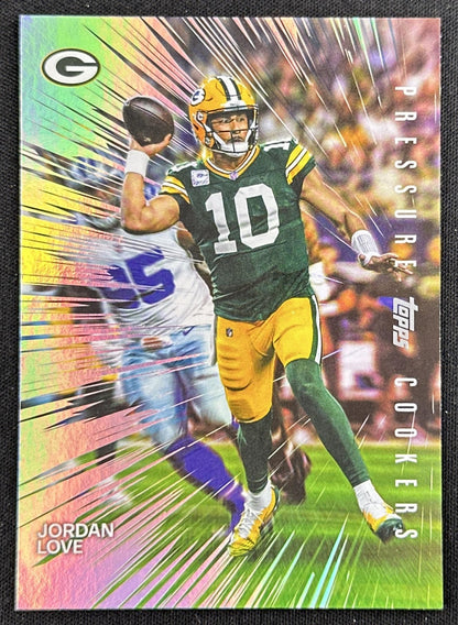 Jordan Love 2026 Topps Flagship Pressure Cookers Packers