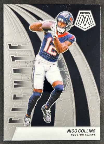 Nico Collins 2024 Panini Mosaic Elevate Texans Default Title Sports Trading Cards