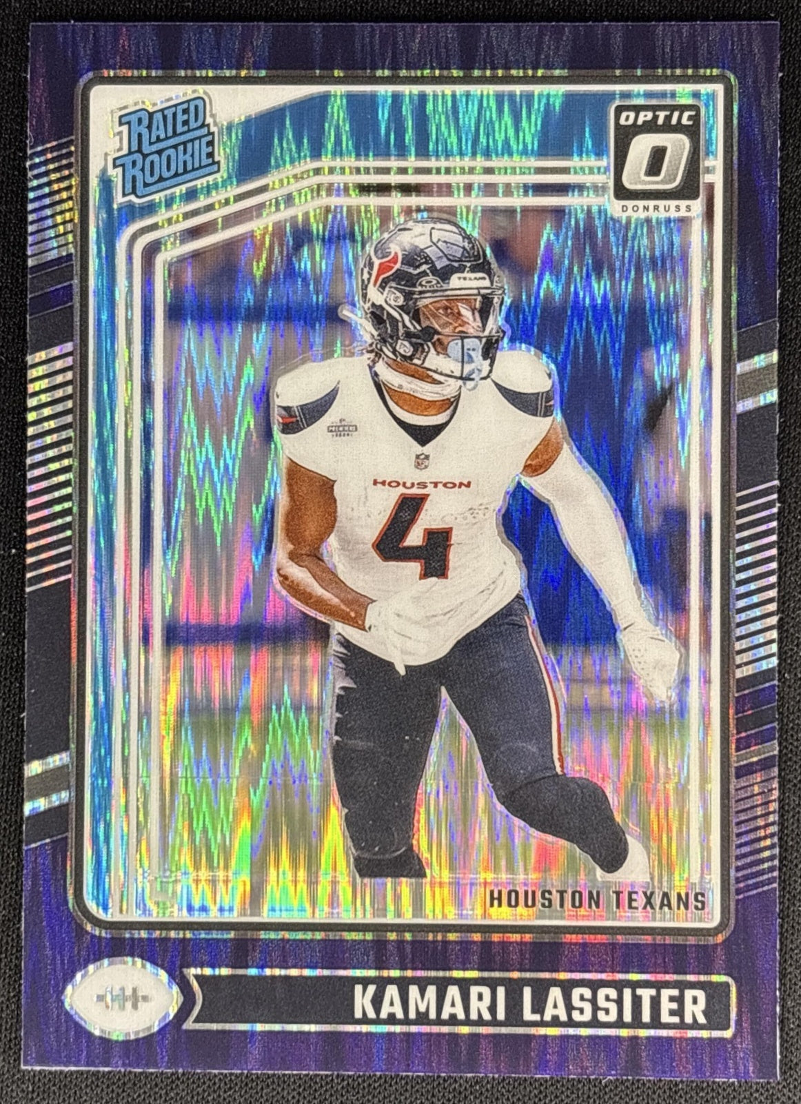 Kamari Lassiter 2024 Panini Donruss Optic Purple Shock