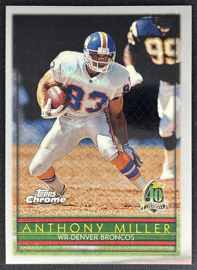 Anthony Miller 1996 Topps Chrome Broncos Sports Trading Cards