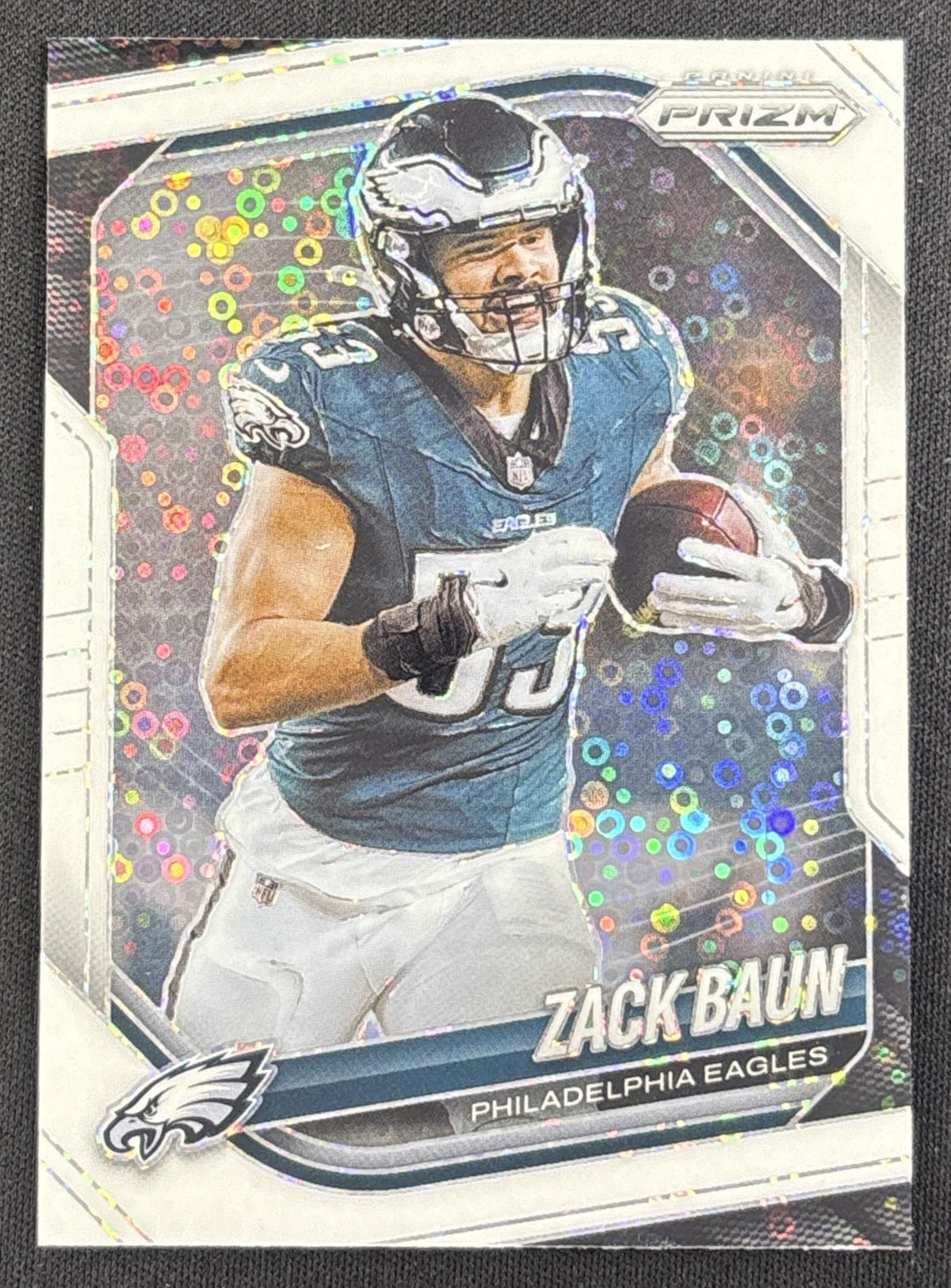 Zack Baun 2025 Panini Prizm White Disco Eagles