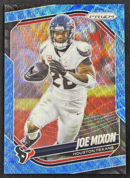 Joe Mixon 2025 Panini Prizm Blue Wave /230 Texans