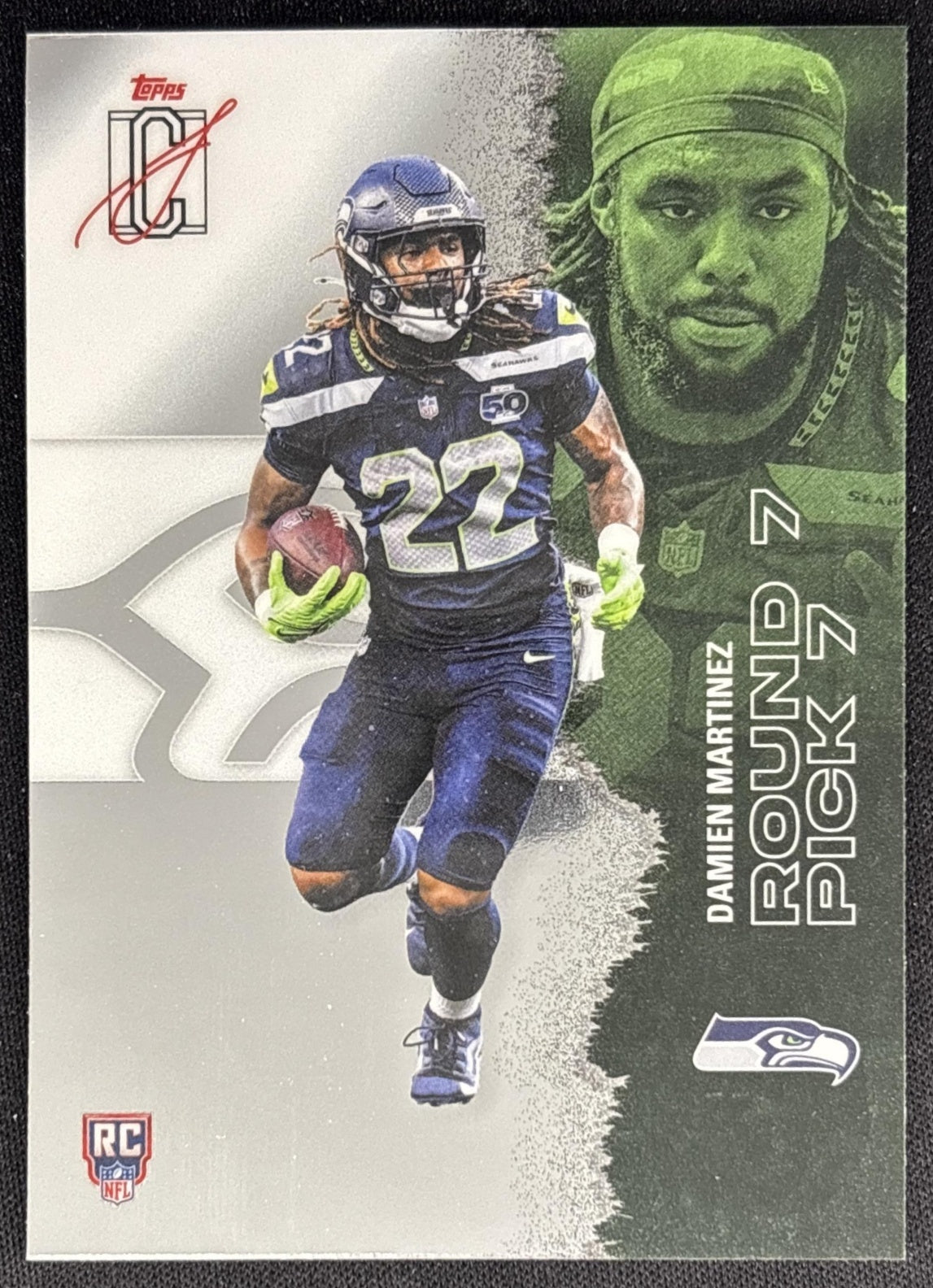 Damien Martinez 2025 Topps Signature Class Chrome Rookie Seahawks Sports Trading Cards