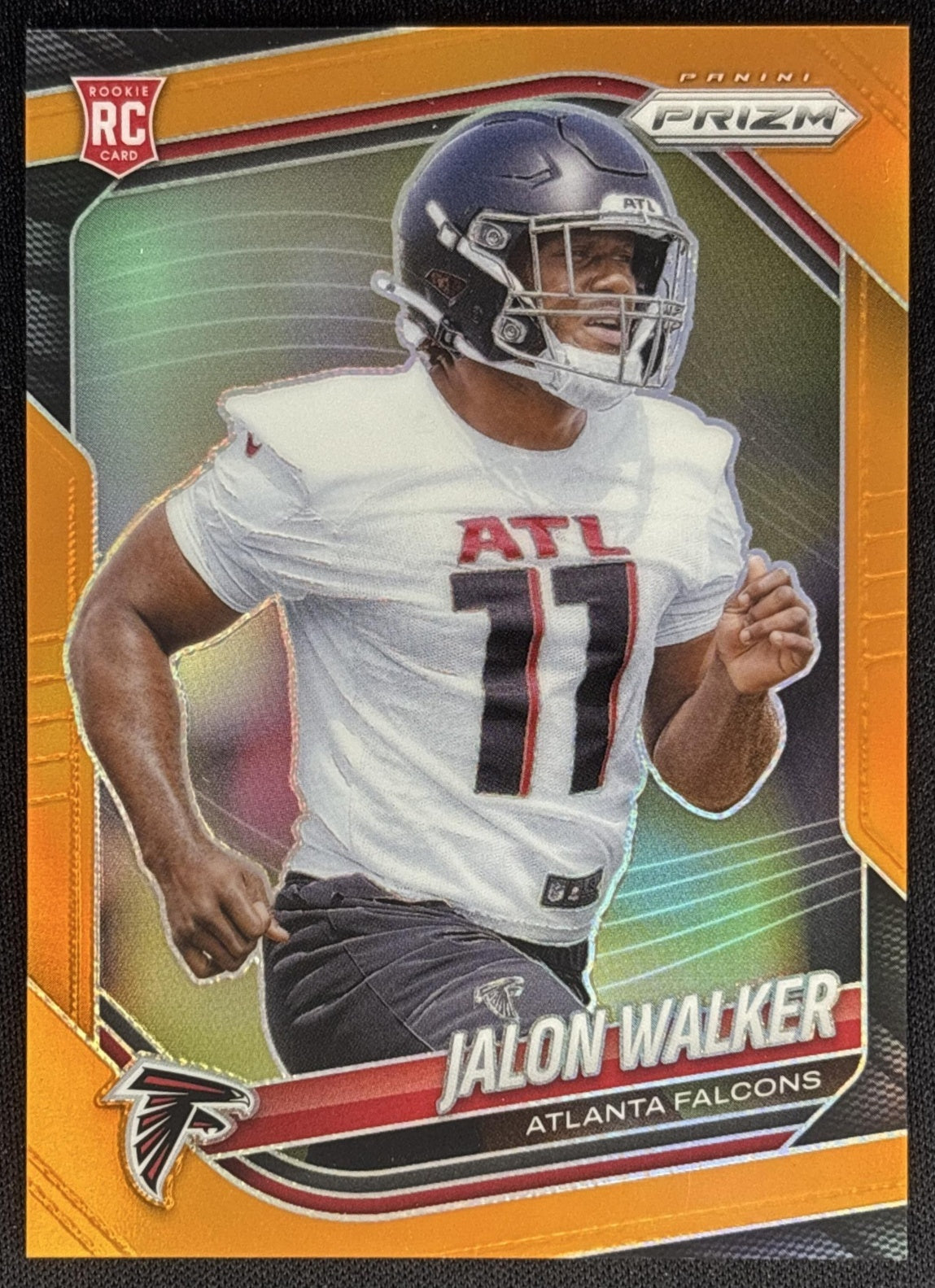 Jalon Walker 2025 Panini Prizm Orange /249 Falcons Default Title Sports Trading Cards