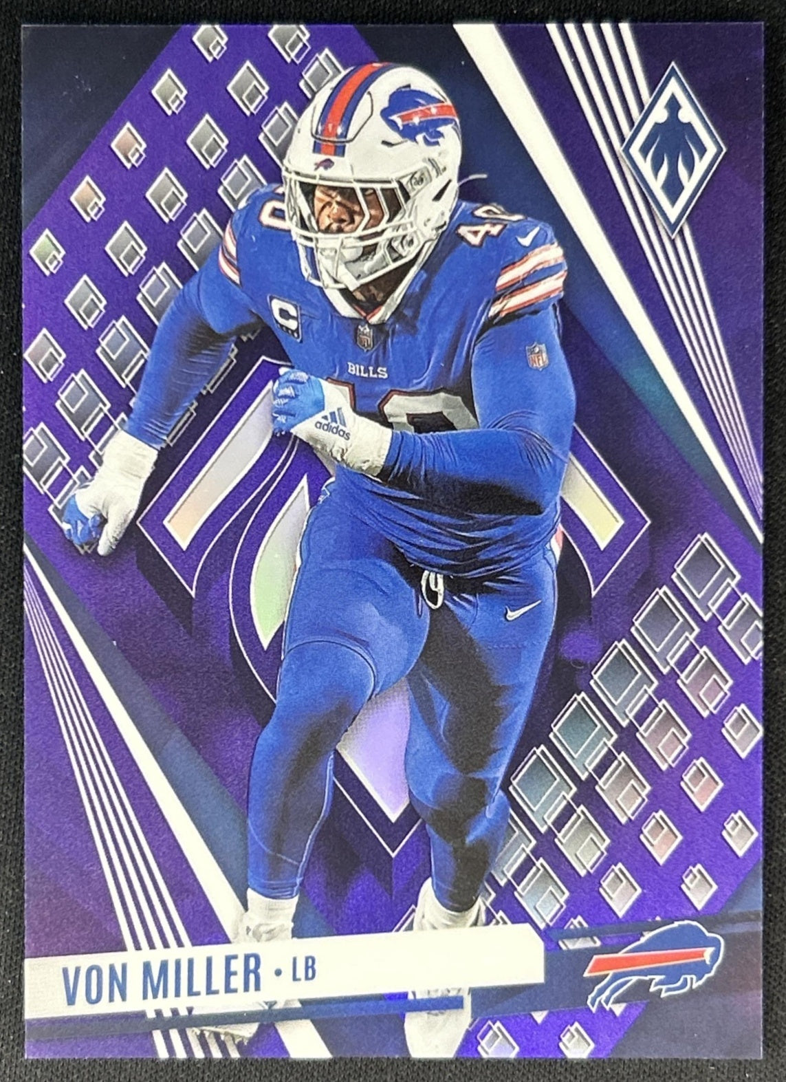 Von Miller 2023 Panini Phoenix Purple /99 Bills