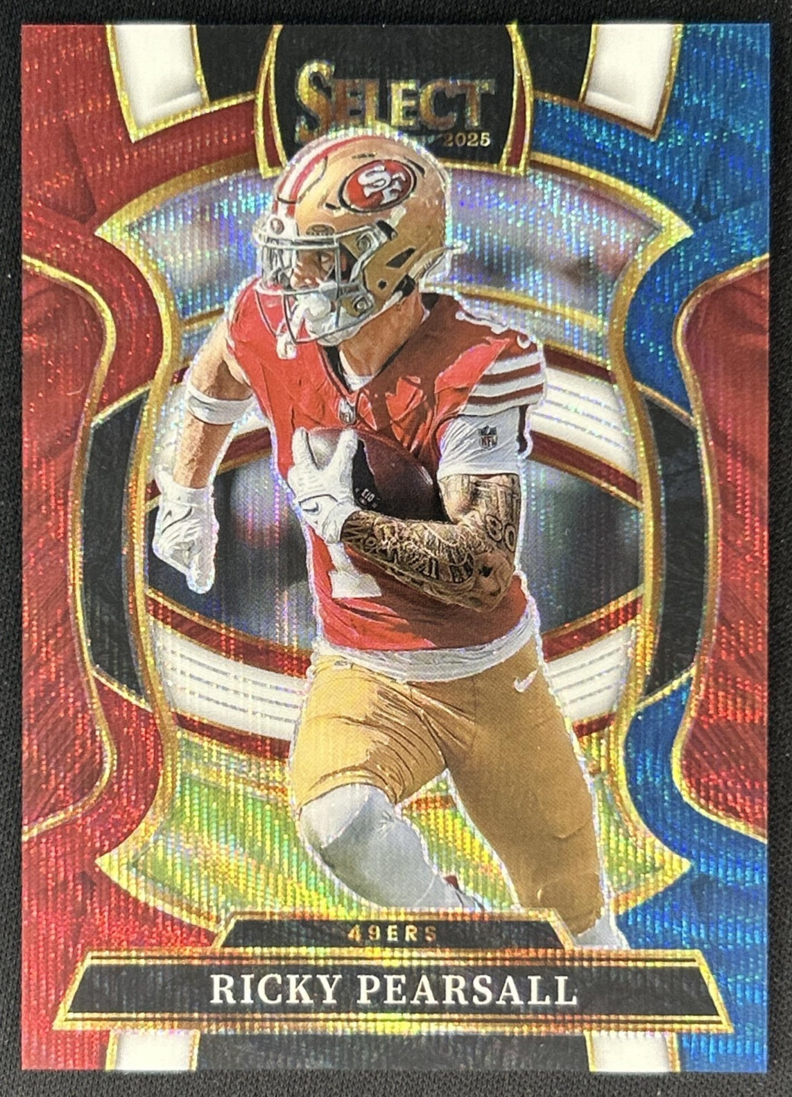 Ricky Pearsall 2025 Panini Select Concourse Tri-Color Prizm /399 49ers