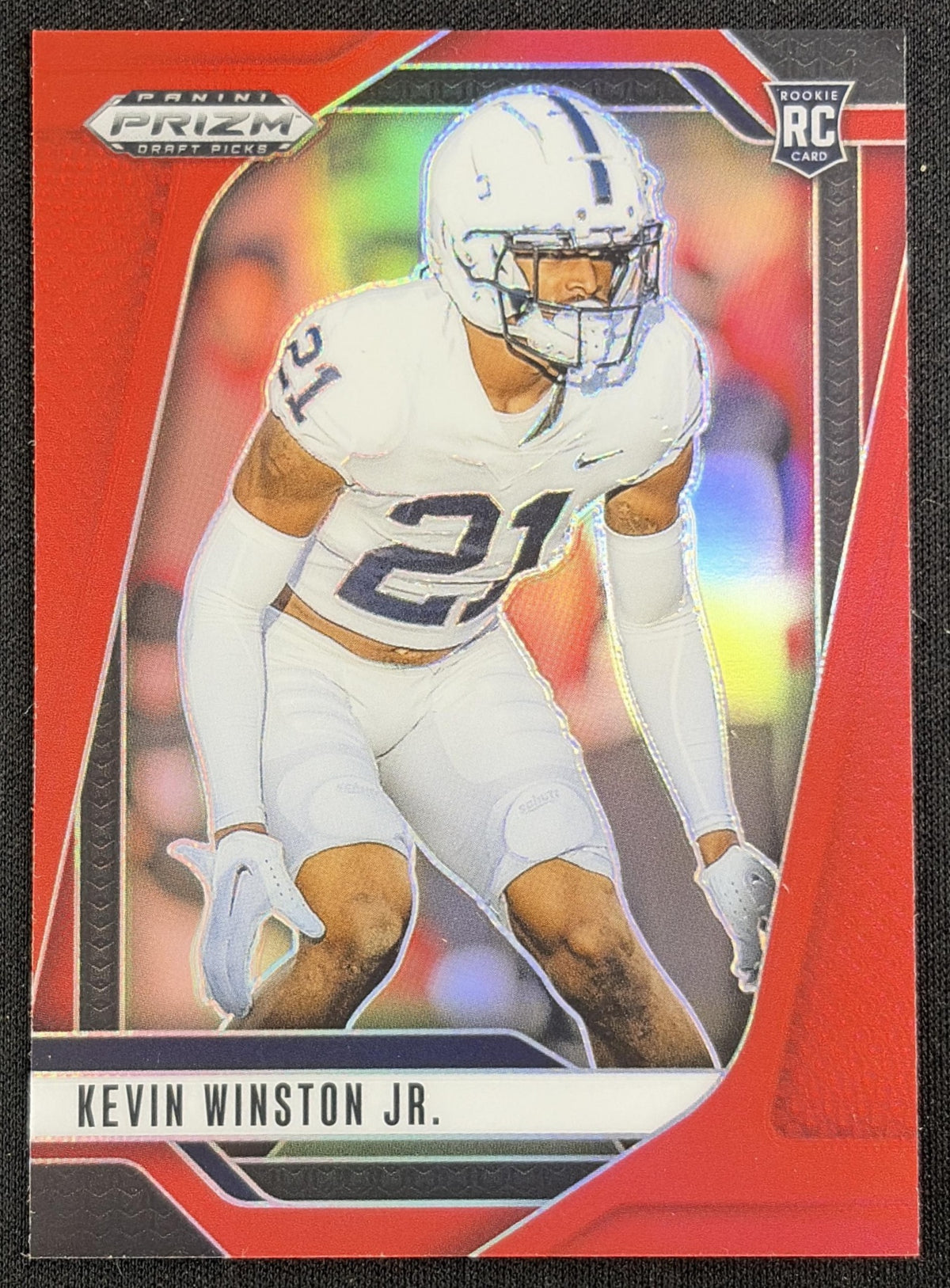 Kevin Winston Jr. 2025 Panini Prizm Draft Picks Red /399 Nittany Lions Sports Trading Card