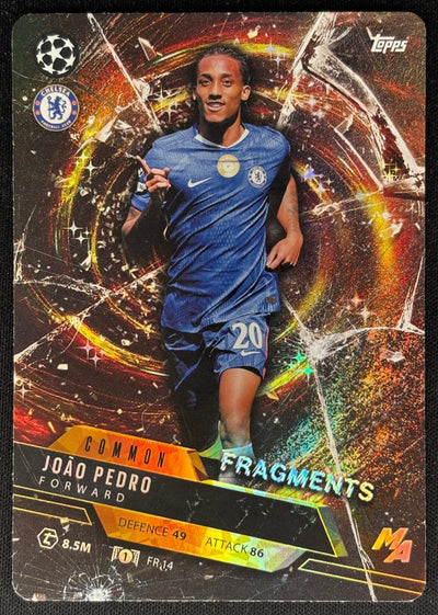 Joao Pedro 2025 Match Attax Madness UEFA Champions League Fragments Chelsea Default Title Sports Trading Cards