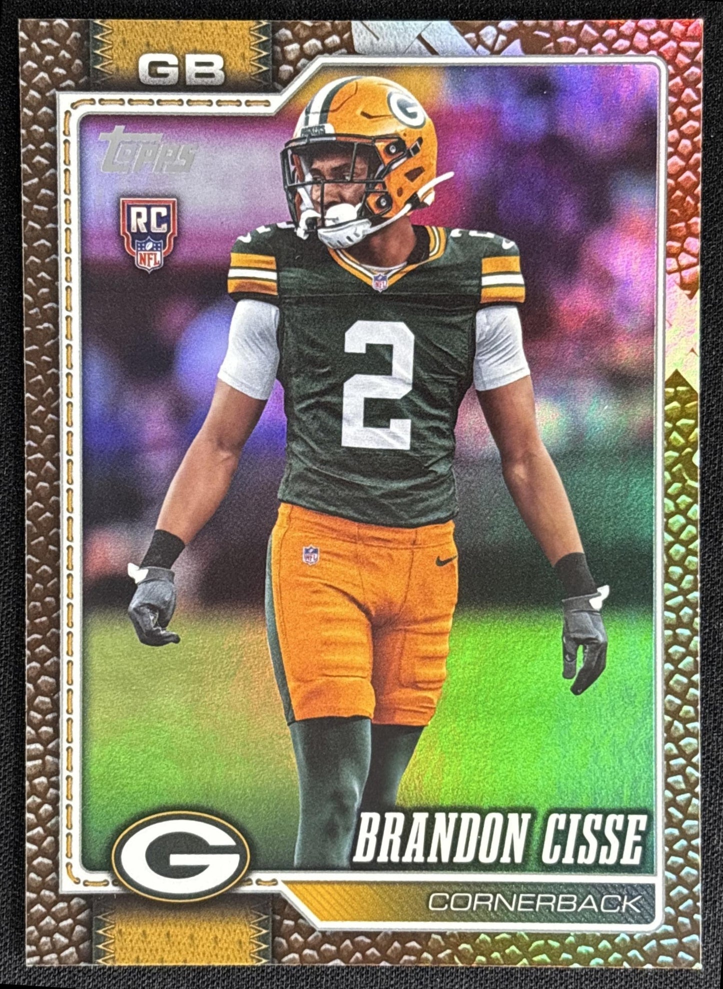 Brandon Cisse 2026 Topps Football Leather Foil Packers