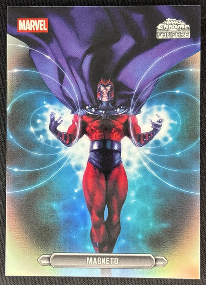 Magneto 2026 Topps Chrome Marvel Comics Fanfare