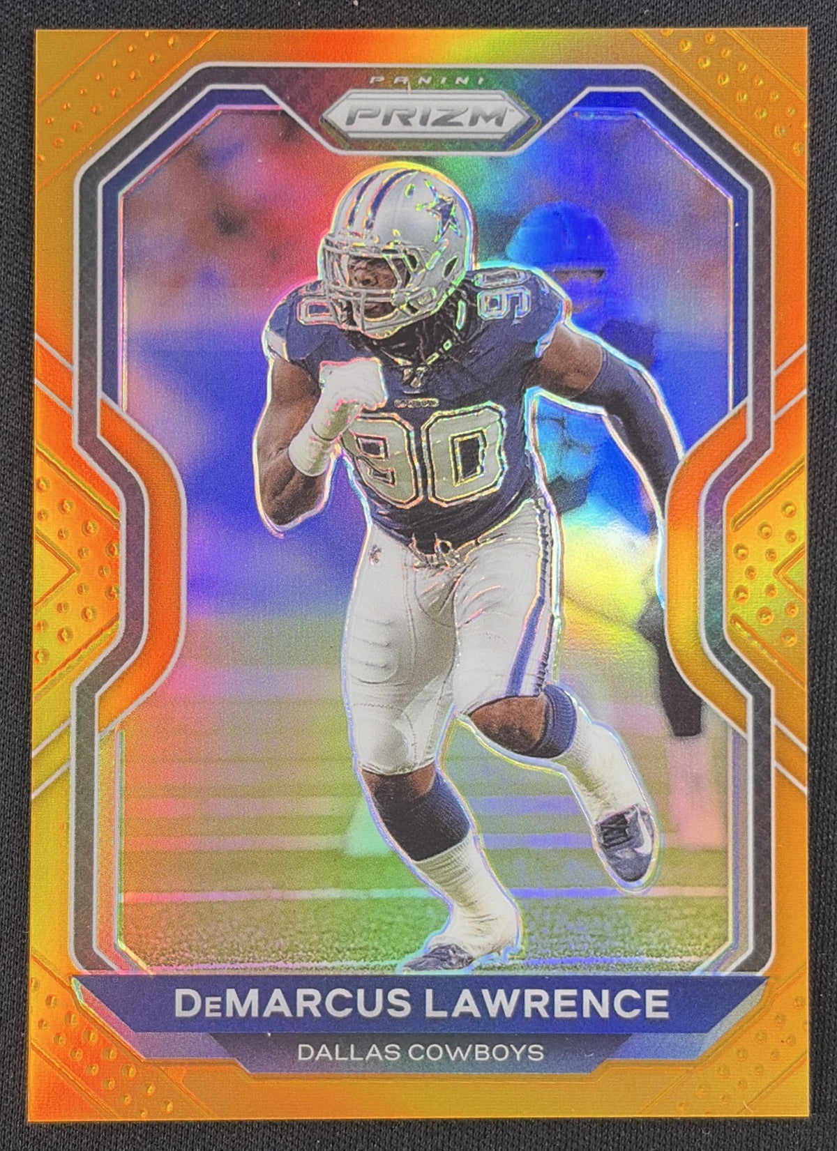 DeMarcus Lawrence 2020 Panini Prizm Orange /249 Cowboys