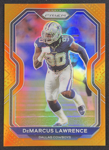 DeMarcus Lawrence 2020 Panini Prizm Orange /249 Cowboys