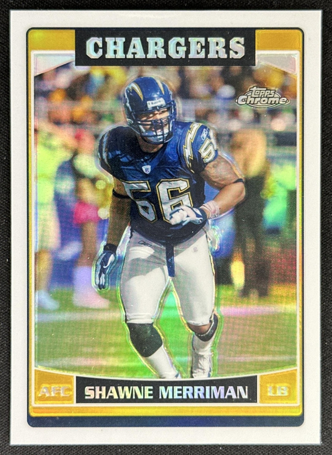 Shawne Merriman 2006 Topps Chrome Refractor Chargers