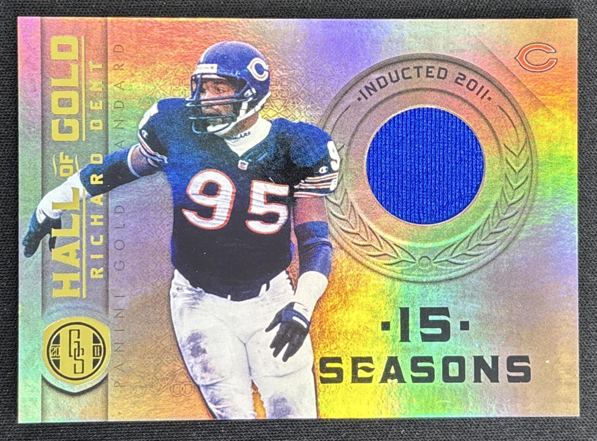 Richard Dent 2011 Hall of Gold Materials /299 Bears Sports Trading Card