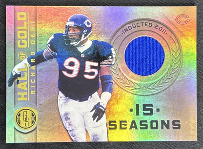 Richard Dent 2011 Hall of Gold Materials /299 Bears Sports Trading Card